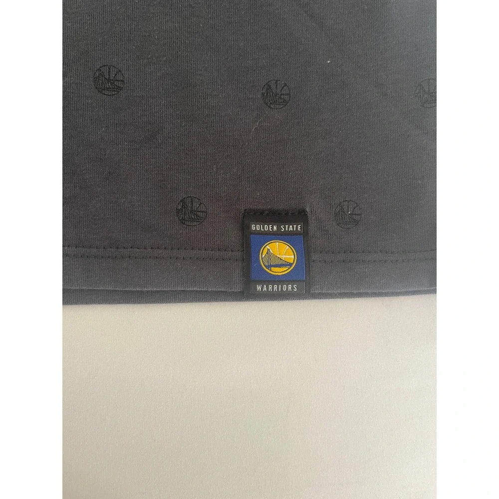 Nike NBA Golden State Warriors Dri-FIT 3/4 Sleeve Shirt Grey Black XS‎ NEW